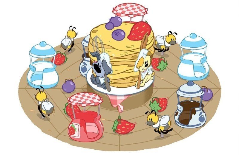 Pfannkuchen-Karussell